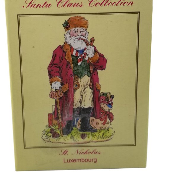 “St. Nicholas” Luxembourg Santa Claus Figure 2000 International Santa Collection - Picture 10 of 13